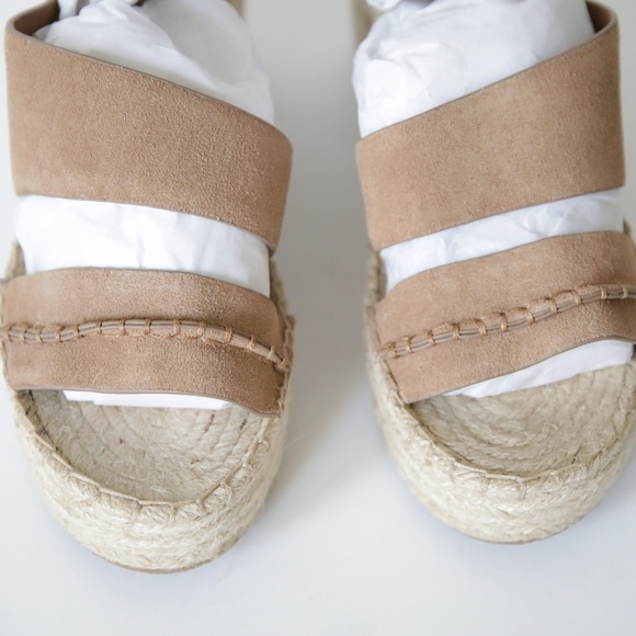 Dolce Vita Simi Suede Ankle Strap Wedge Sandal 9.5 NEW - Picture 7 of 8